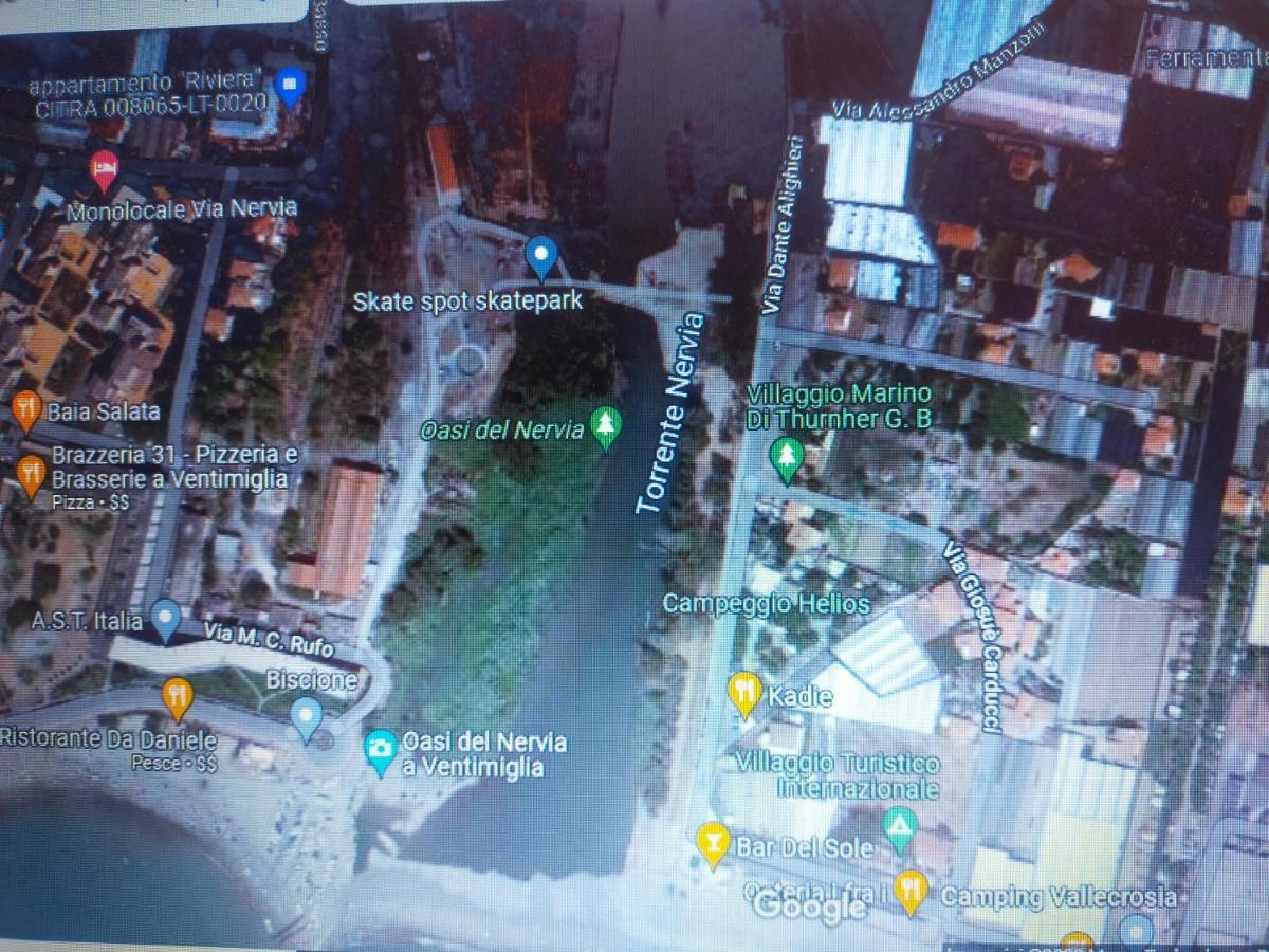 Appartamento Riviera Trilocale Wifi E Parcheggio Privato Ventimiglia Exteriör bild